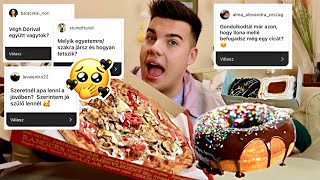 BEVALLOK (majdnem) MINDENT, AMIRE KÍVÁNCSIAK VAGYTOK! 🤫 | Mukbang🍕🍩