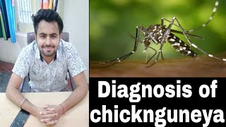 How can we diagnose the chikungunya virus infection || चिकनगुनिया infection को कैसे diagnose करे