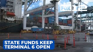 State funds will keep Terminal 6 open, Port of Portland announces