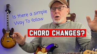 HOW TO FOLLOW CHORD CHANGES BLUES GUITAR LESSON
