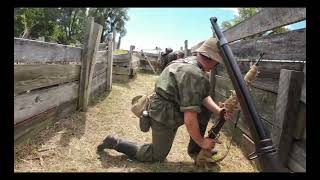 WW2 reenactment from German perspective (Indiana military museum)