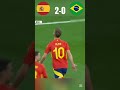 brazil vs spain 3 3 friendly match 2024 yamal aura shorts