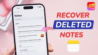 Top 4 Ways to Recover Deleted Notes on iPhone With or Without Backup  (iOS 17)