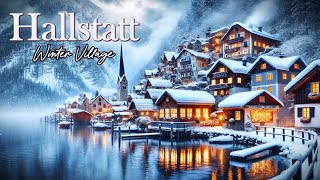 Hallstatt Austria | Winter Village 4K : Europe’s Most Beautiful Village with Relaxing Piano Music