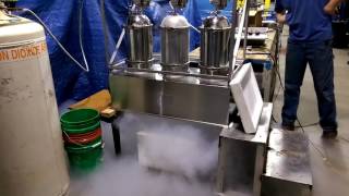 Testing of a single CO2 snow hood horn