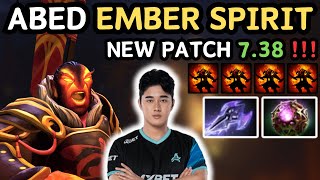 🔥 NEW PATCH 7.38 - Abed EMBER SPIRIT Midlane Gameplay🔥 Master Tier From ABED - Dota 2