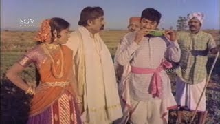 ನಮ್ ತೋಟಕ್ಕೆ ನಾನ್ ನುಗ್ಗೋದಿಕ್ಕೆ ಯಾವ್ ಬಡ್ಡಿ ಮಗನ್ ಕೇಳ್ಬೇಕು | Sampathige Saval Kannada Movie Scene