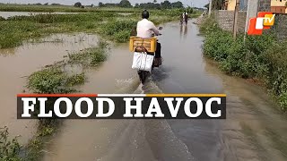 Watch: Floodwater Submerges Roads, Inundates Villages In Cuttack’s Choudwar | OTV News