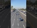 Regular busy moment of Highway #5 in California (Let’s count how many vehicles pass through!)