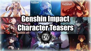 FIRST TIME Watching Every Genshin Impact Character Teaser | I Hear These Got Lore | DonnyVick Reacts