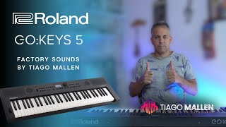 Roland GO:KEYS 5 (Factory Sounds) SERÁ QUE É BOM? Test Sounds by Tiago Mallen #roland