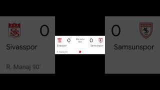 Sivasspor 0-0 Samsunspor