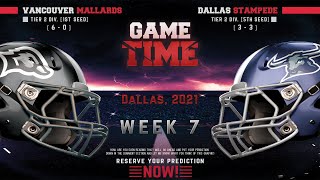 Could Dallas Upset The Mallards?! - Mallards @ Stampede [AXIS FOOTBALL 2020, Simulation, AI vs AI]