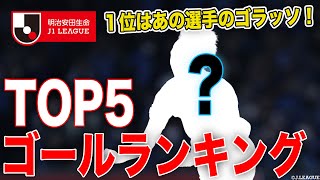 J1リーグ 今週のTOP5ゴール!!! 1位はアディショナルタイムに見せたゴラッソ！！【ゴール動画】