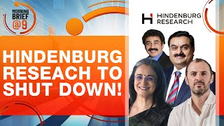 HINDENBURG RESEARCH TO SHUT DOWN | NATE ANDERSON LETTER | ADANI STOCKS RISE | News9