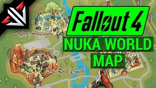 FALLOUT 4: NEW Nuka World DLC Map Locations! (Bethesda’s Nuka World Pre-War Map Analysis)