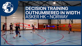 Decision Training U15 - Half Back & Wing - Outnumber Handballtraining Koprivica | Handball inspires