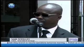 Sam Shollei promises Standard Group will support counties in development agenda