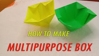 how to make Multipurpose Box | Multifunction | DIY Giftbox | TUTORIAL DIY GIFT BOX ORIGAMI