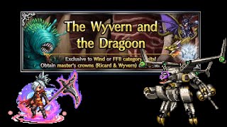 The Wyvern and the Dragoon / CHEAP, FAST, 5 UNITS VERSION / Ricard \u0026 Wyvern Silver Crowns || FFBE