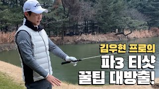 김우현 프로의 파3 티샷 꿀팁 대방출! (ft. 골프 잘 치는 법) ｜ 민학수의 All That Golf