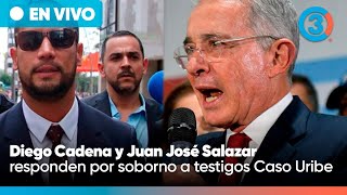 URGENTE Diego Cadena y Juan José Salazar responde por soborno a testigos Caso Uribe / Juicio en vivo