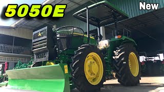 🔰ត្រាក់ទ័រ John Deer ម៉ូដែល 😍👍 5050 E ស៊េរីថ្មីប្រើដល់ប្រព័ន្ធទាក់បូ ជួយឲកម្លាំងម៉ាសុីនខ្លាំង