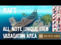 [Raft] All Note and Unique Item Locations at 