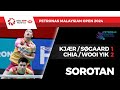 Kjær / Søgaard 1 - 2 Aaron Chia / Woo Yik | BWF Malaysia Open 2024