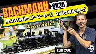 On30 Scale Bachmann Baldwin 2-4-4-2 Articulated Locomotive