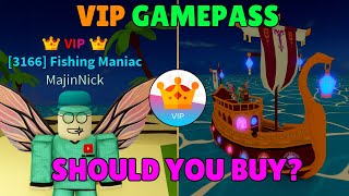 👑NEW VIP Game Pass! Is It Worth Buying?🤔 - Fishing Simulator