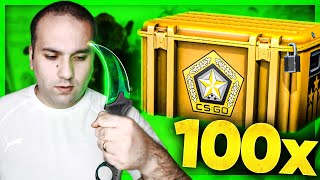 ქეისების გახსნა კომპეტეტივში CSGO 100x GAMMA CASE OPENING