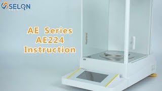 How to Use AE224 analytical balance(external Calibration)