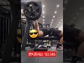 벤치프레스 132.5kg 3대500 고중량 헬스 파워리프팅