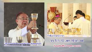 ข้อรำพึงจากพระวาจา   วว 5:1-10 ,ลก 19:41-44  โดย พระอัครสังฆราชหลุยส์จำเนียร สันติสุขนิรันดร์