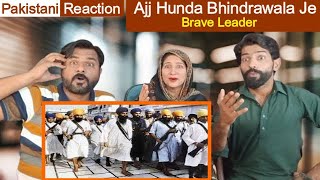 Ajj Hunda Bhinderawala Je | Remix Kaveshri | Pakistani Reaction