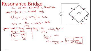 Resonance bridge || Owen's bridge || Electrical Instruments ( EIM ) | Lec - 56