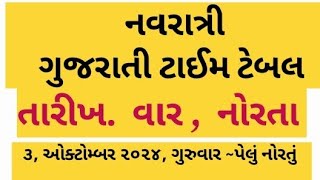 નવરાત્રી ક્યારે ચાલું થાય | નવરાત્રી તારીખ વાર અને તિથી |નવરાત્રી ની સંપૂર્ણ માહિતી | navratri 2024