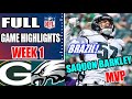 Green Bay Packers vs Philadelphia Eagles [FULL GAME] Highlights | WEEK 1 | NFL Highlights 2024