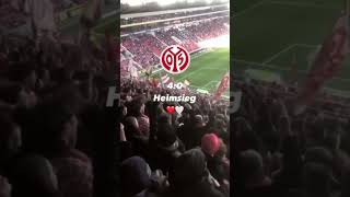 Mainz Stimmung bei 4:0 Heimsieg gegen Bielefeld 21/22