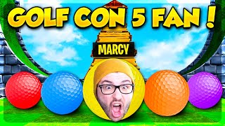 INVITO 5 FAN A GIOCARE A GOLF CON ME