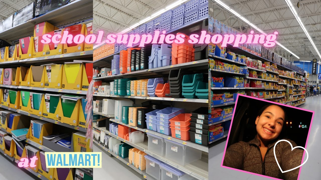 BACK TO SCHOOL SHOPPING * Walmart Edition * | 2023 - YouTube