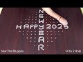 happy new year muggulu 2025 rangoli beautiful design 14 dots kolam