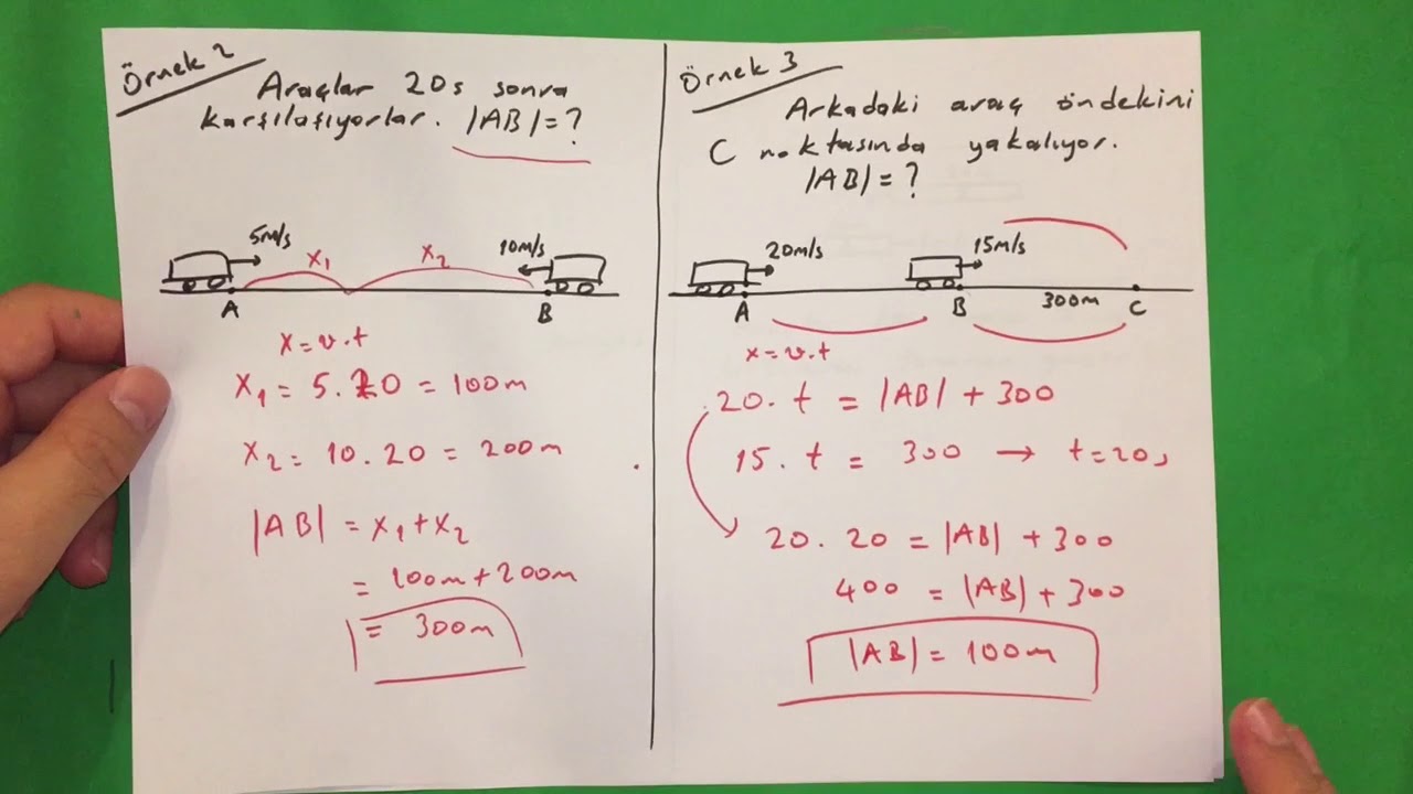 Hareket 2 Hareket Problemleri Youtube