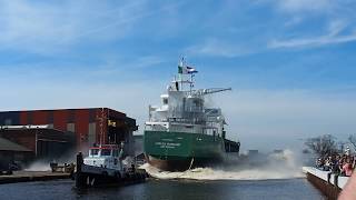 Tewaterlating Arklow Vanguard bij Bodewes Hoogezand 31 maart 2017