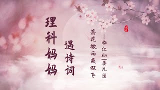 理科妈妈遇诗词【24】| 宋词 | 临江仙 | 晏几道| 落花微雨燕双飞