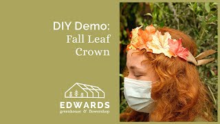 DIY Demo: Fall Leaf Crown