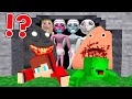 POU.EXE &  MAN FROM THE WINDOW kidnapped JJ and Mikey in Minecraft! - Maizen