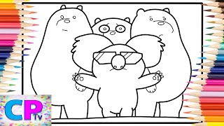 We Bare Bears Coloring Pages/Nom Nom Coloring/Elektronomia - Summersong 2018 [NCS Release]