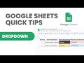 How to Create a Drop Down List in Google Sheets (Full Setup + Multi-Select)